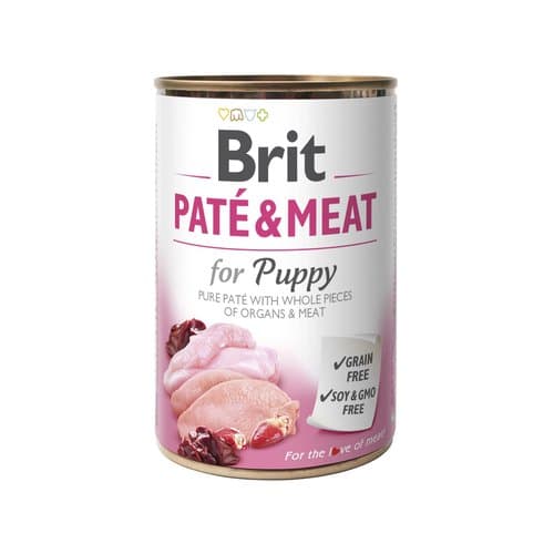 Brit Pate & Meat Puppy Kurczak Z Indykiem