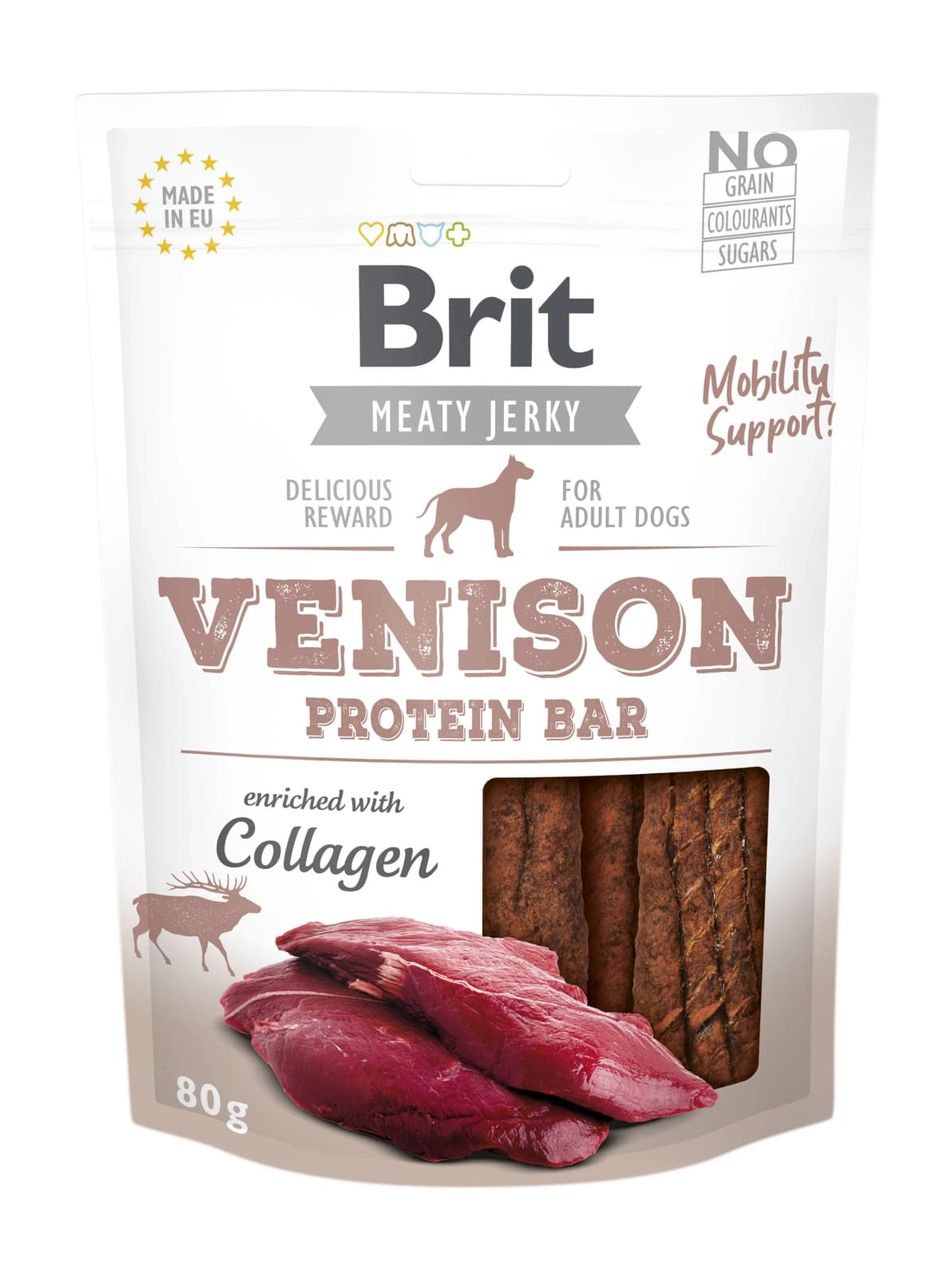 Brit Jerky Snack Venison Protein Bar
