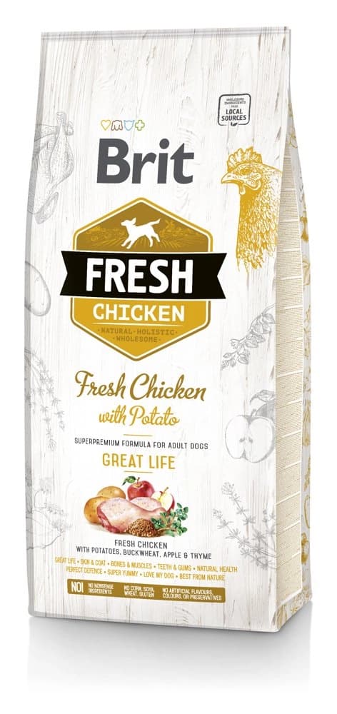 Brit Fresh Chicken & Potato Adult Great Life