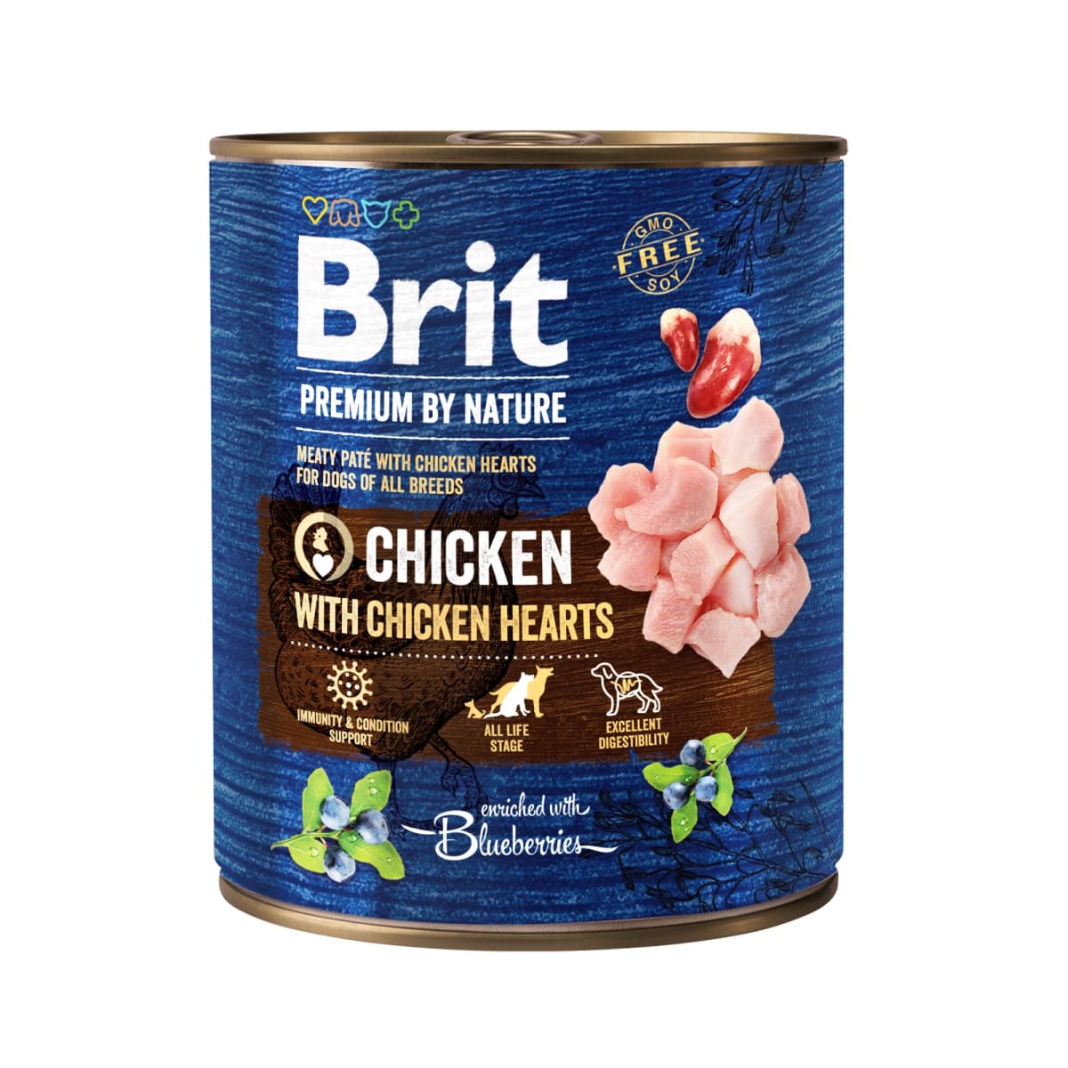 Brit Premium By Nature Chicken With Chicken Hearts