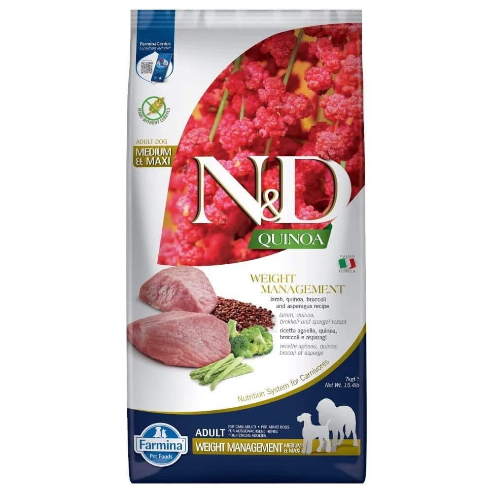 Farmina N&D Quinoa Canine Weight Management Lamb