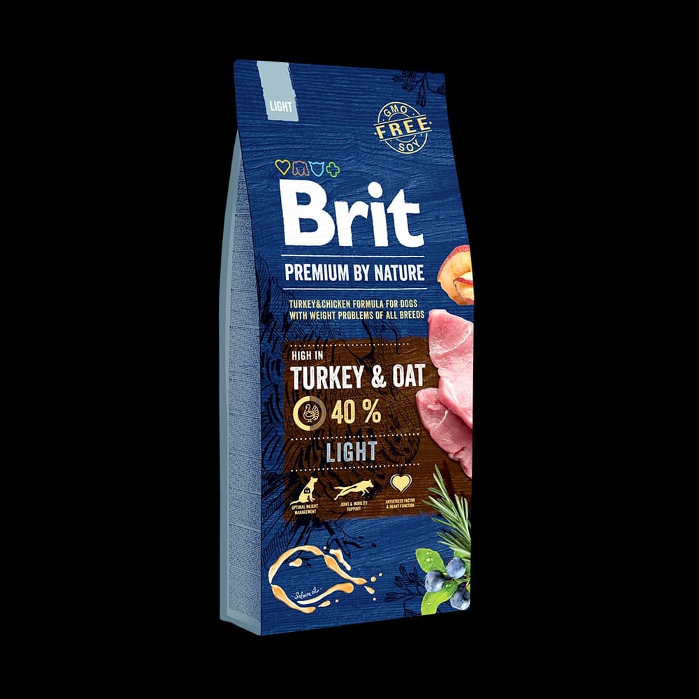 Brit Premium By Nature Light Z Indykiem I Owsem