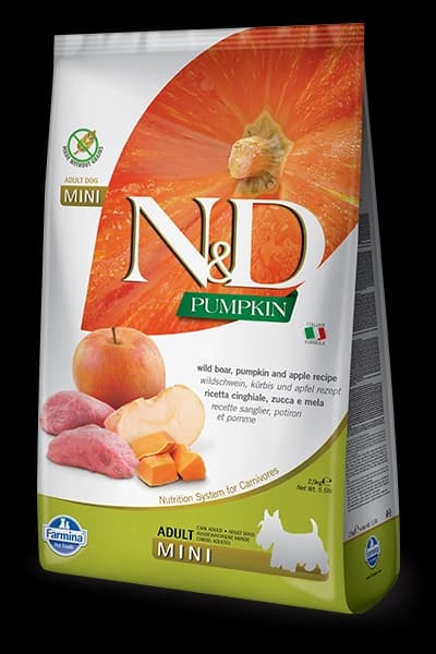 Farmina N&D Pumpkin Grain Free Canine Adult Mini Boar&Apple