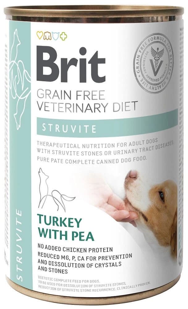 Brit Green Free Veterinary Diet Dog Struvite Indyk Z Groszkiem