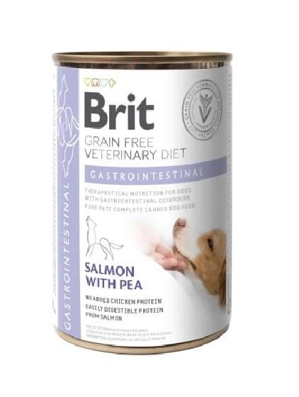 Brit Grain Free Veterinary Diet Dog Gastrointestinal Z Łososiem I Groszkiem