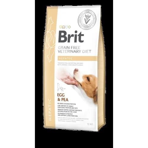 Brit Grain Free Veterinary Diet Dog Hepatic Jajko Z Groszkiem
