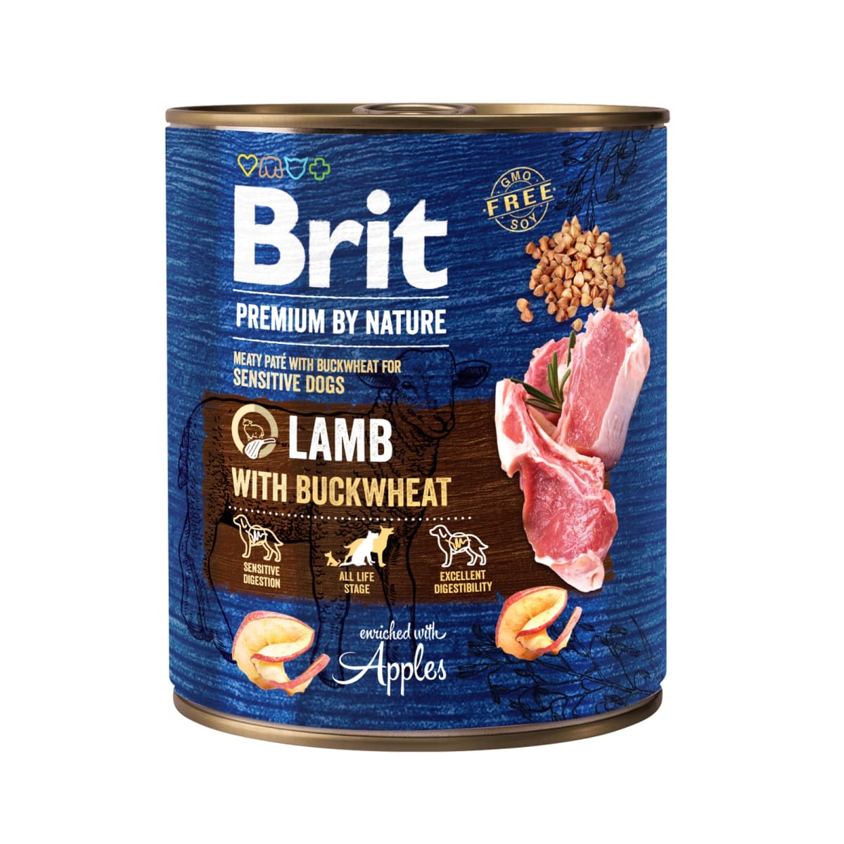 Brit Premium By Nature Lamb With Buckwheat Z Jagnięciną, Gryką I Jabłkiem