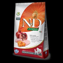 Farmina N&D Pumpkin Grain Free Canine Adult Medium&Maxi Chicken&Pomegranate