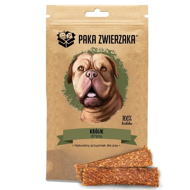 Paka Zwierzaka Stripsy 100% Królik