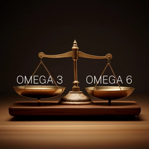 równoważnia wskazująca olej omega 3 i omega 6