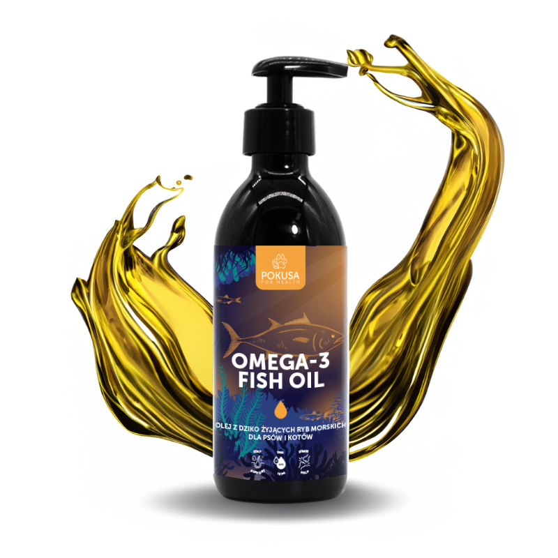 Olej Omega 3 z ryb dla psa i kota 250 ml