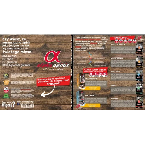 Alpha Spirit Wild Fish – Naturalna karma rybna