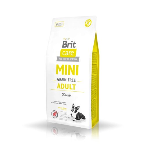 Brit Care Mini Grain Free Adult Z Jagnięciną 7 kg