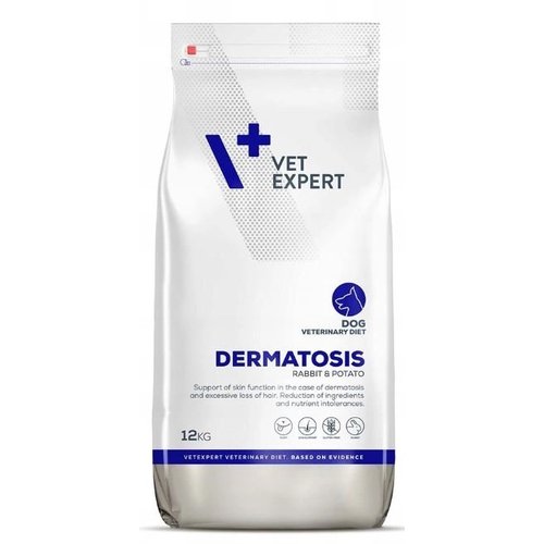 VETEXPERT Veterinary Diet Dog Dermatosis Rabbit&Potato 12 kg