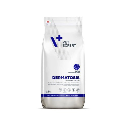 VETEXPERT Veterinary Diet Dog Dermatosis Salmon Potato 12 kg