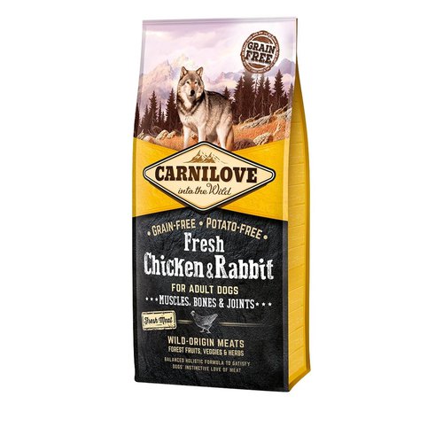 Carnilove Dog Fresh Chicken Rabbit Adult 12 kg