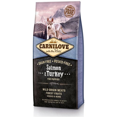 Carnilove Salmon & Turkey For Puppies 12 kg